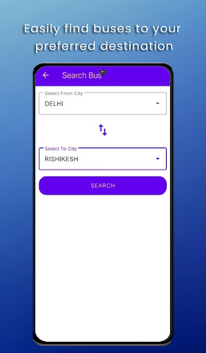 Android application BUS DEKHO screenshort