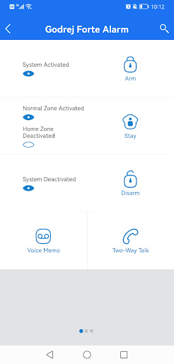Godrej Forte Alarm Screen 3
