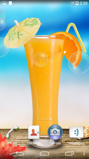 Fresh Summer Cocktails LWP Screen 2