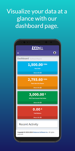 Android application Levac Propane AirStatement screenshort
