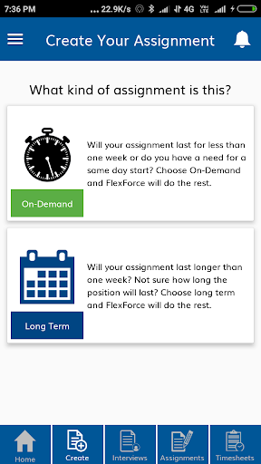 FlexForce Client Screen 3