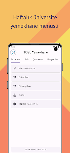 TOGÜ Yemekhane Screen 3