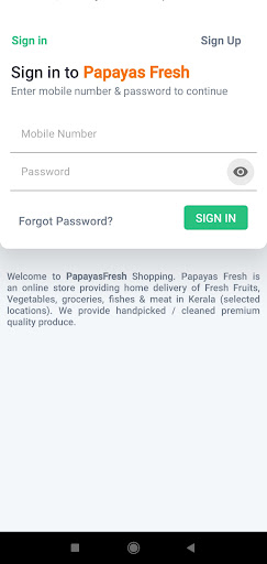 Papayas Fresh Screen 3