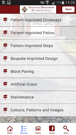 Creative Driveways Screen 2