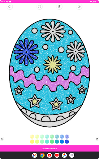 Android application Easter Eggs - Coloring screenshort