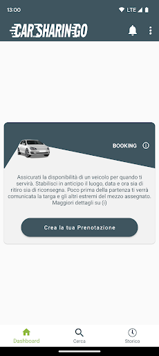 Android application Carsharingo screenshort