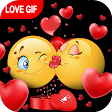 WASticker Love Heart Emoji GIF