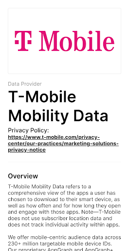 Magenta Ad Platform Choices Screen 3
