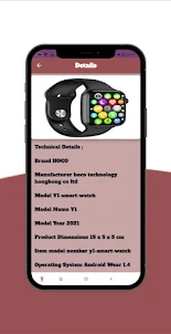 Hoco smart watch Guide
