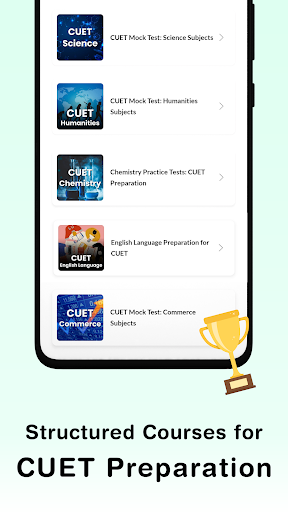 CUET 2025 Exam Preparation App Screen 2