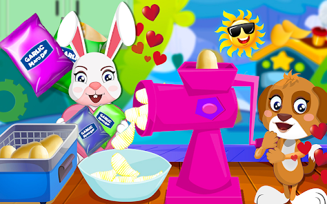Captura 5 Potato Chips cooking game android