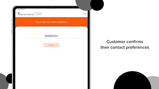 Tyresoft Customer Check In App Screen 3