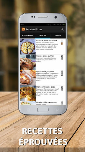 Recettes Pizzas Screen 2
