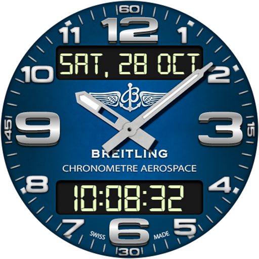 Hybrid BREITLING Watch face