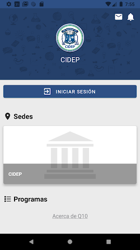 Android application CIDEP screenshort
