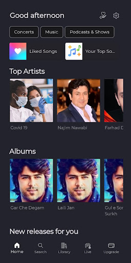 Android application Bakhtar screenshort