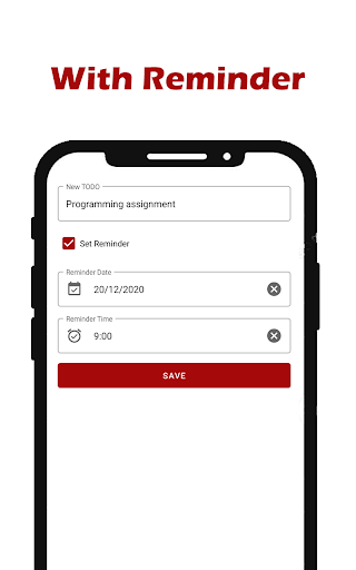 Quick TODO: Todolist, Reminder Screen 2