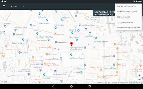 Captura 21 Mapa Coordenadas Pro android