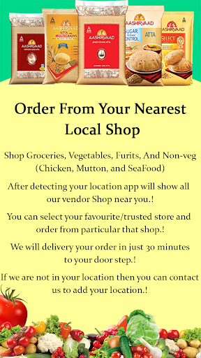 Android application Grocery, Veggies and Non-veg screenshort