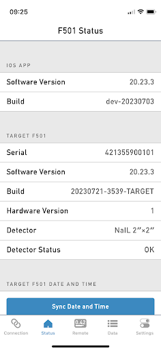 RIDcontrol™ Screen 3