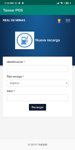 Taxiseguro EDS Screen 2