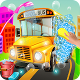 Kids School Bus Wash Salon icon