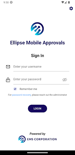 Android application ECorp Mobile Approvals screenshort