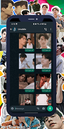 Android application BrightWin Animated WASticker screenshort