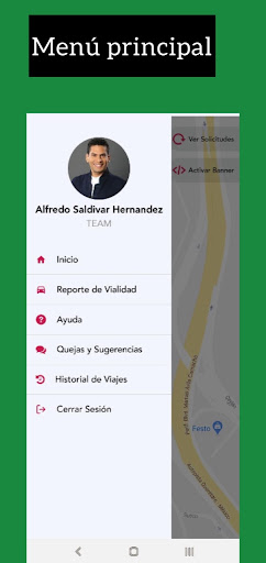 Android application Tyle Transportista screenshort