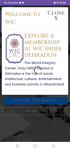Android application WIC India screenshort