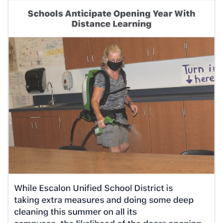Android application Escalon Times screenshort