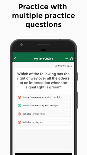 Ontario G1 Practice Test Screen 2