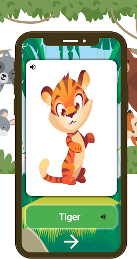 Cartoon Animals For Kids learn Screen 3