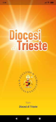 Android application Diocesi di Trieste screenshort