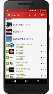 FilmOn EU Live TV Chromecast Screenshot