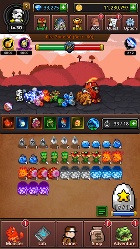 Grow Mergemon Masters : Idle Screenshot