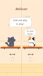 Dueto Gatos: Lindo gato juego