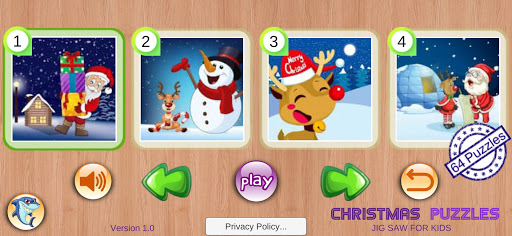 Android application Christmas Puzzles screenshort