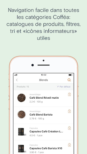 Android application Coffea screenshort
