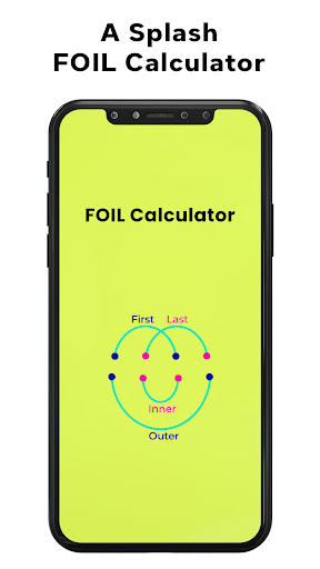 Android application FOIL Method Calculator screenshort