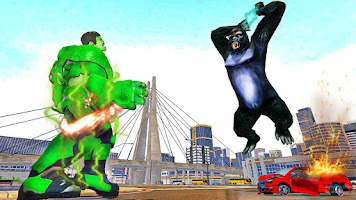 Incredible Monster Superhero City Battle