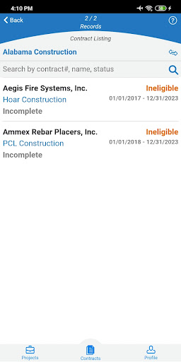 Vertafore CIP Mobile Screen 3