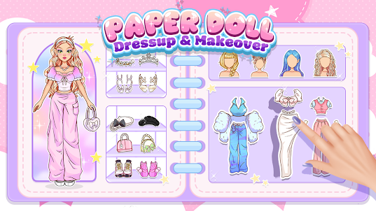 Paper Doll Dress Up & Makeover