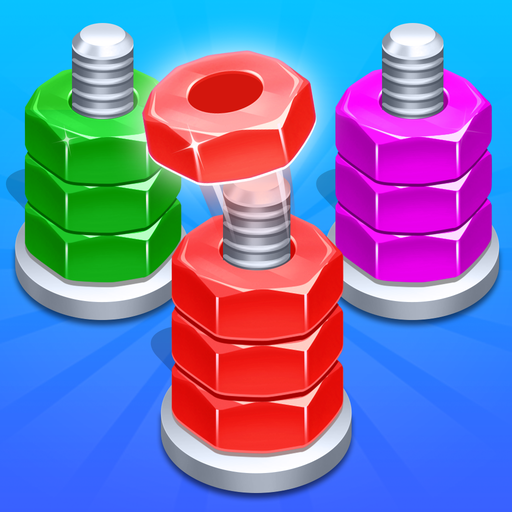 Nuts And Bolts Sorting 3d Game  Icon