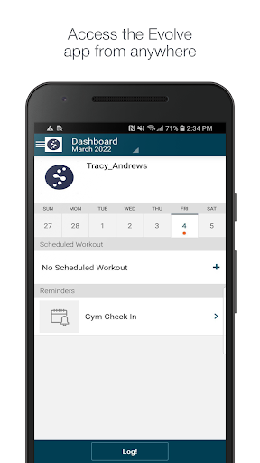 Android application Evolve Human Optimization Labs screenshort