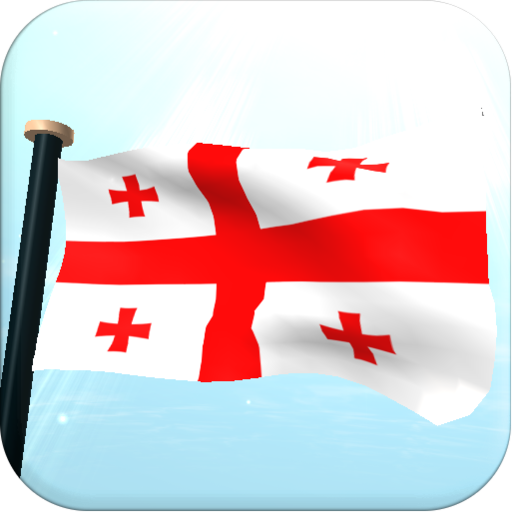 Georgia Flag 3D Live Wallpaper logo