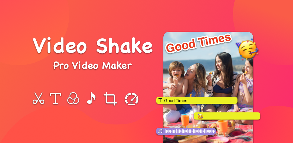 Video Shake - Editor De Vídeo E Criador De Vídeo