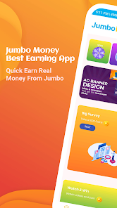 Jumbo Money- Quick Earn Money 5.0 APK + Mod (Unlimited money) إلى عن على ذكري المظهر