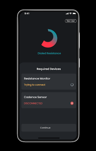Android application Dialed Resistance screenshort