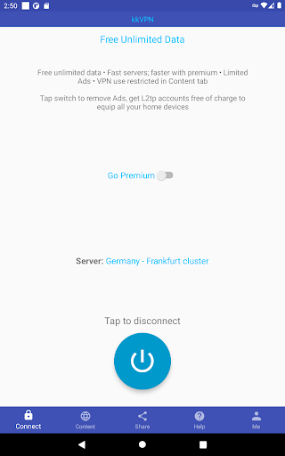 kkVPN Screen 3